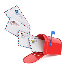 Image showing Mailbox with Letters.