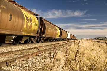 Image showing Railway cars