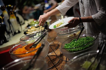 Image showing buffet food