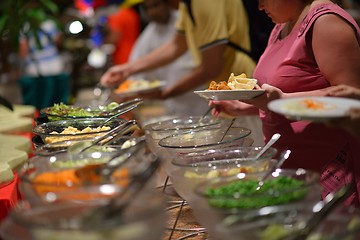 Image showing buffet food