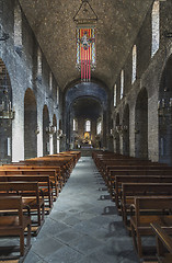 Image showing Ripoll monastery Interior overview