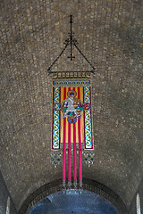 Image showing Ripoll monastery coat of arms emblem or