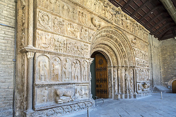 Image showing Ripoll monastery original facade