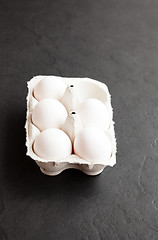 Image showing Carton of eggs