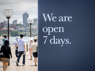 Image showing we are open seven days