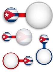 Image showing Vector - Cuba Country Set of Banners