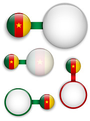 Image showing Vector - Cameroon Country Set of Banners