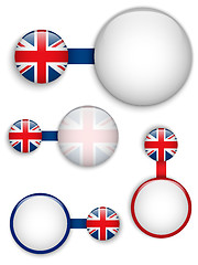 Image showing Vector - UK Country Set of Banners