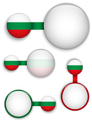 Image showing Vector - Bulgaria Country Set of Banners