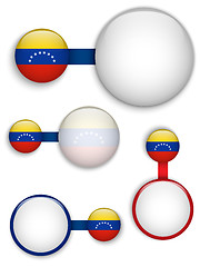 Image showing Vector - Venezuela Country Set of Banners