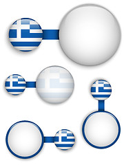 Image showing Vector - Greece Country Set of Banners