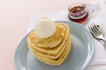 Image showing Heart Shaped Pancakes