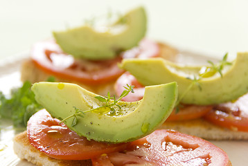 Image showing Avocado And Tomato