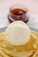 Image showing Ice Cream And Syrup