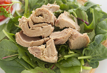 Image showing Open Tuna Salad Sandwich