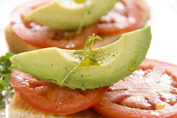 Image showing Avocado And Tomato