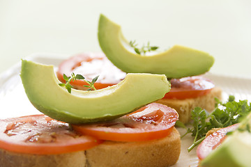 Image showing Avocado And Tomato