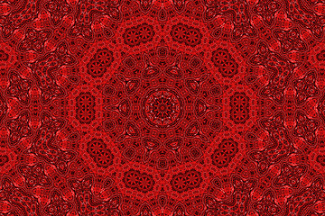 Image showing Abstract red pattern