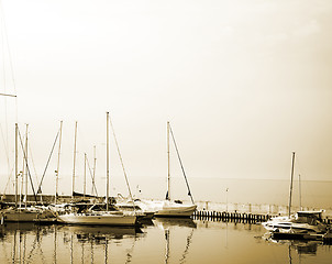 Image showing Sailing boats