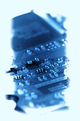 Image showing Electronic circuit board