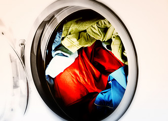 Image showing Clothes in laundry