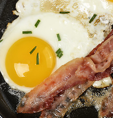 Image showing Eggs And Bacon