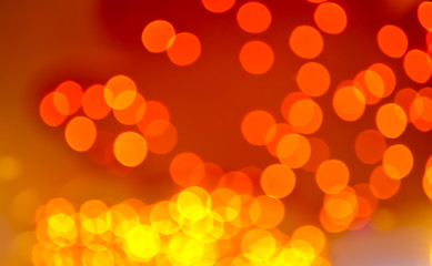 Image showing Orange Bokeh