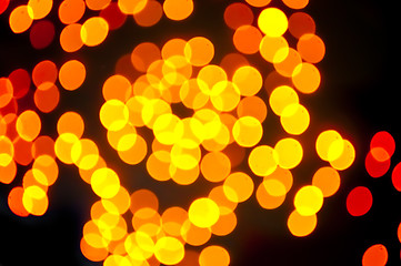 Image showing Orange Bokeh