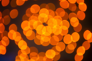 Image showing Orange Bokeh