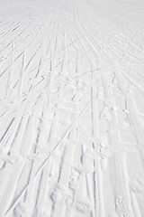Image showing ski tracks