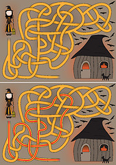 Image showing Witch maze