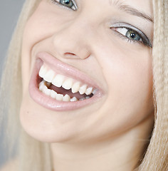 Image showing bright smile