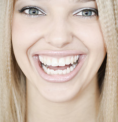 Image showing bright smile
