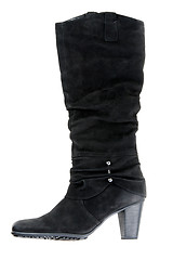 Image showing One female high boots