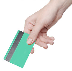 Image showing card in hand