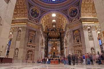 Image showing Inside Saint Peter's Basilica