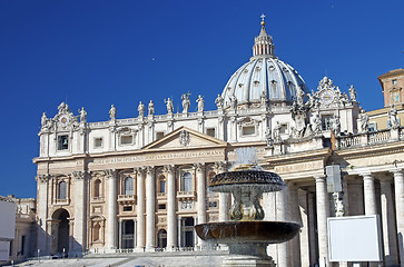 Image showing Saint Peter Basilica (square view)