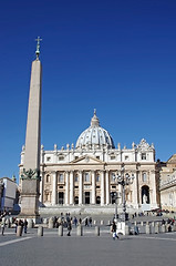 Image showing Saint Peter's Square and the obelisk