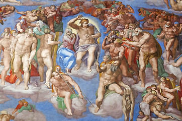 Image showing The Last Judgment by Michelangelo