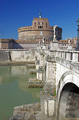Image showing Bridge and Castle of Saint Angelo