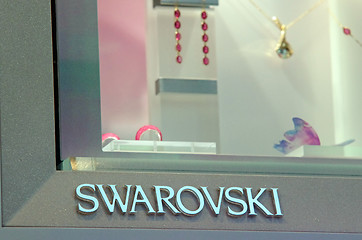 Image showing Swarovski shop