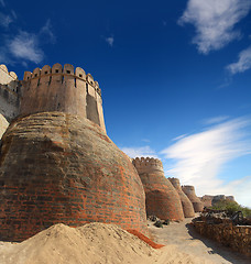 Image showing wall of kumbhalgarh fort