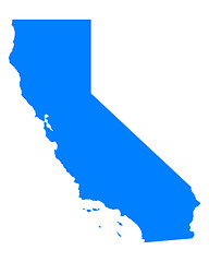 Image showing Map of California
