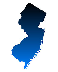 Image showing Map of New Jersey