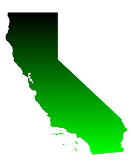 Image showing Map of California