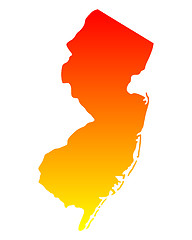 Image showing Map of New Jersey