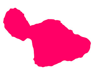 Image showing Map of Maui