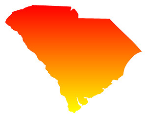 Image showing Map of South Carolina