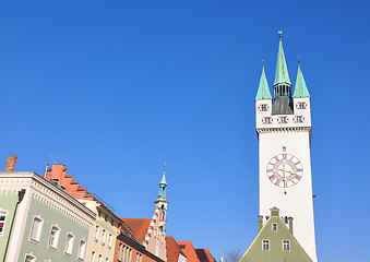 Image showing Tower in Straubing, Bavaria