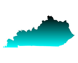 Image showing Map of Kentucky
